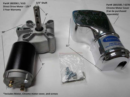 Durabuilt Tarp Motor (various models) 1802066 measurements 1802061 | Donovan Tarps