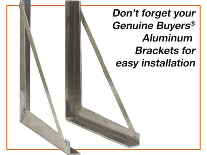 Truck Tool Box, Underbody Diamond Tread Aluminum Brackets | Buyers Products | American Tarping