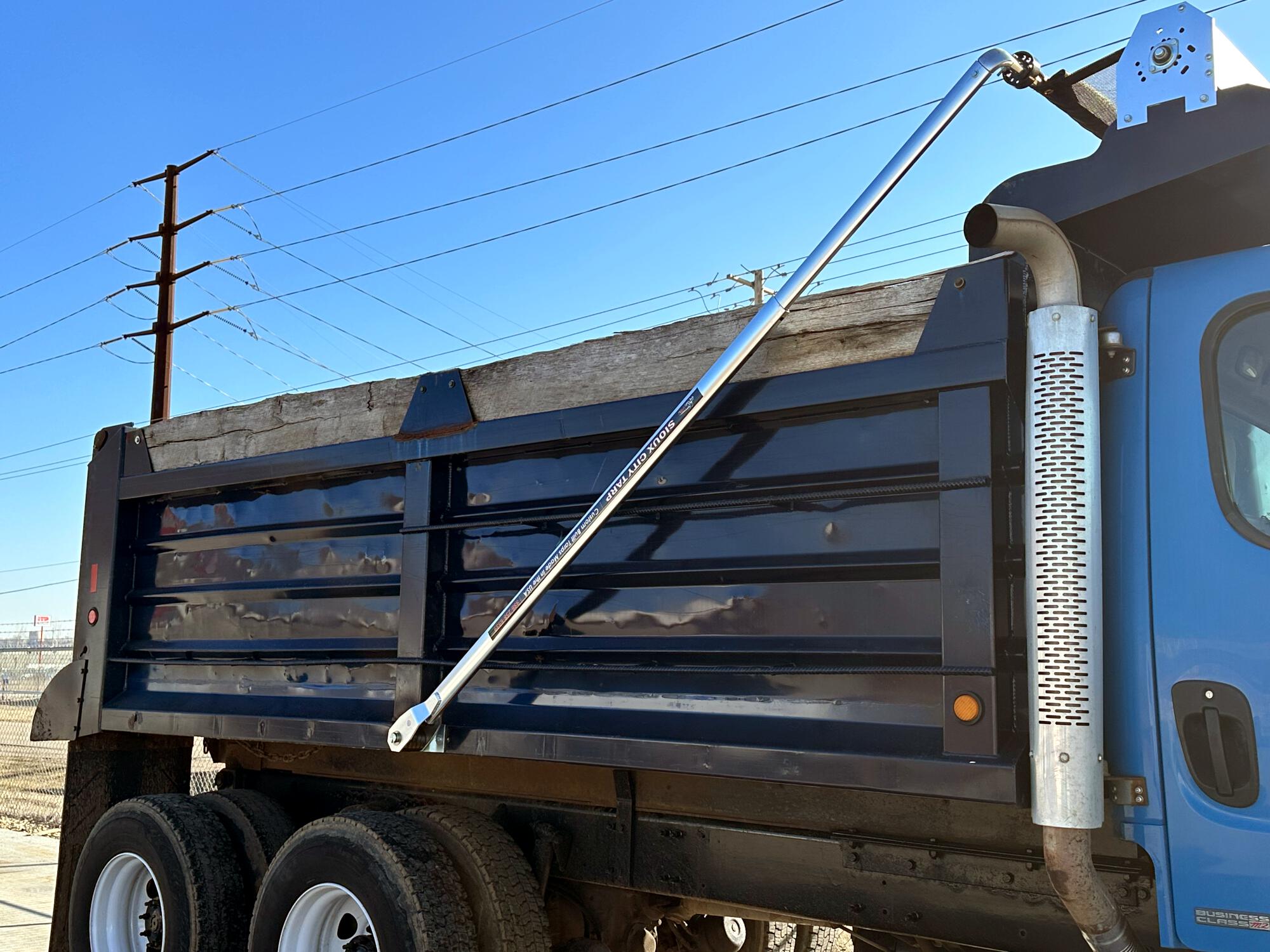 Electric Dump Truck Tarp System (up to 24' Dump Body Lengths)