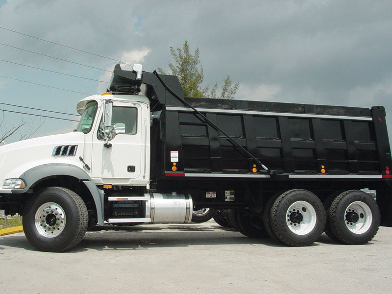 Hammer II Steel Dump Truck Tarp System Side | Donovan Tarps | American Tarping