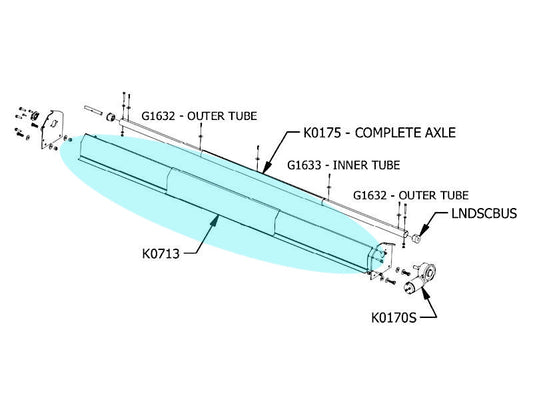 Complete Face Shield & End Plate Assembly (3-piece) K0713 | Mountain Tarp | American Tarp