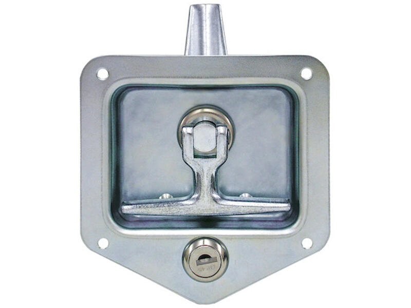 T-Handle Latch w/ Mounting Holes (Stainless Steel) L8815 | Buyers Products | American Tarping Front