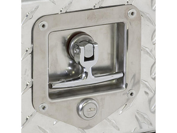 T-Handle Latch w/ Mounting Holes (Stainless Steel) L8815 | Buyers Products | American Tarping Installed
