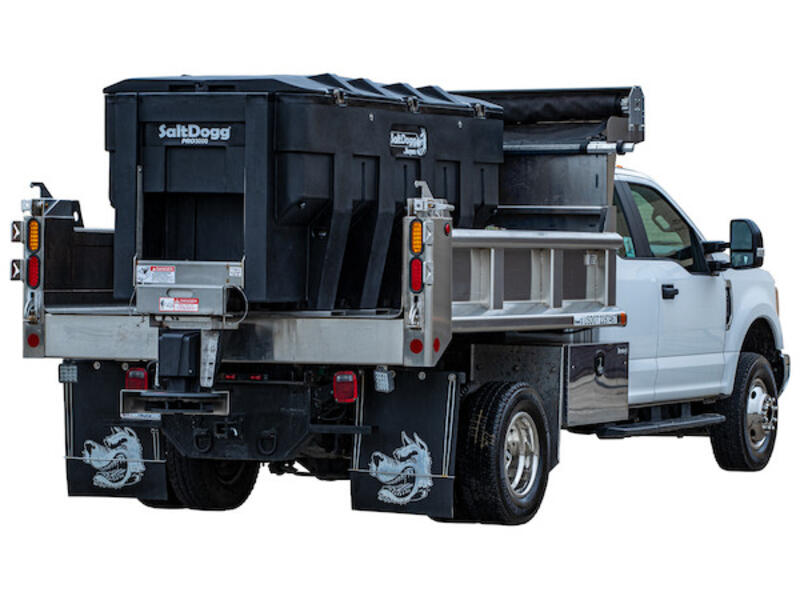 SaltDogg PRO3000 Electric Poly Hopper Spreader with Auger PRO3000 | Buyers Products | American Tarping | 1