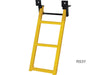 Retractable Three-Rung Truck Step 35 x 17.38 Inch Yellow | Buyers Products | American Tarping