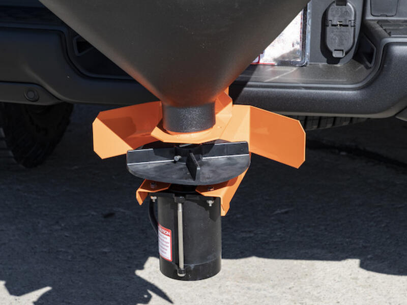 SaltDogg® 4.4 Cubic Foot Tailgate Spreader TGSUVPROA Spinner | Buyers Products | American Tarping