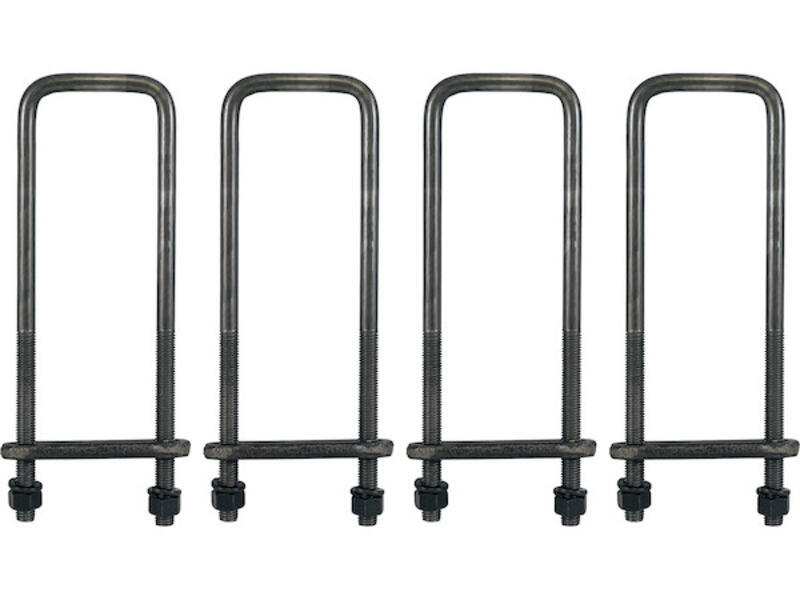 U-Bolt Kit, Square Bend 5/8" (4 Sets) | Buyers Products | American Tarping