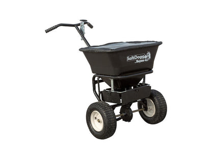 SaltDogg Bulk Salt Walk Behind Broadcast Spreader with Black Powder-Coated Frame WB155BG | Buyers Products | American Tarping 01