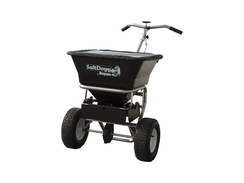 SaltDogg Bulk Salt Walk Behind Broadcast Spreader with Black Powder-Coated Frame WB155BG | Buyers Products | American Tarping 07