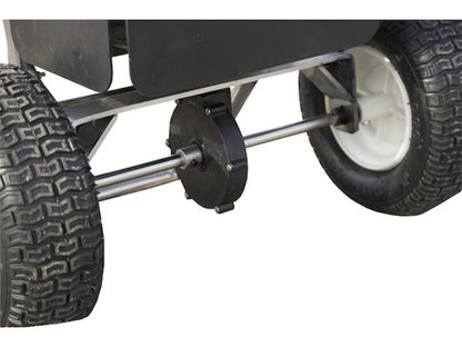 SaltDogg Bulk Salt Walk Behind Broadcast Spreader with Black Powder-Coated Frame WB155BG | Buyers Products | American Tarping 02