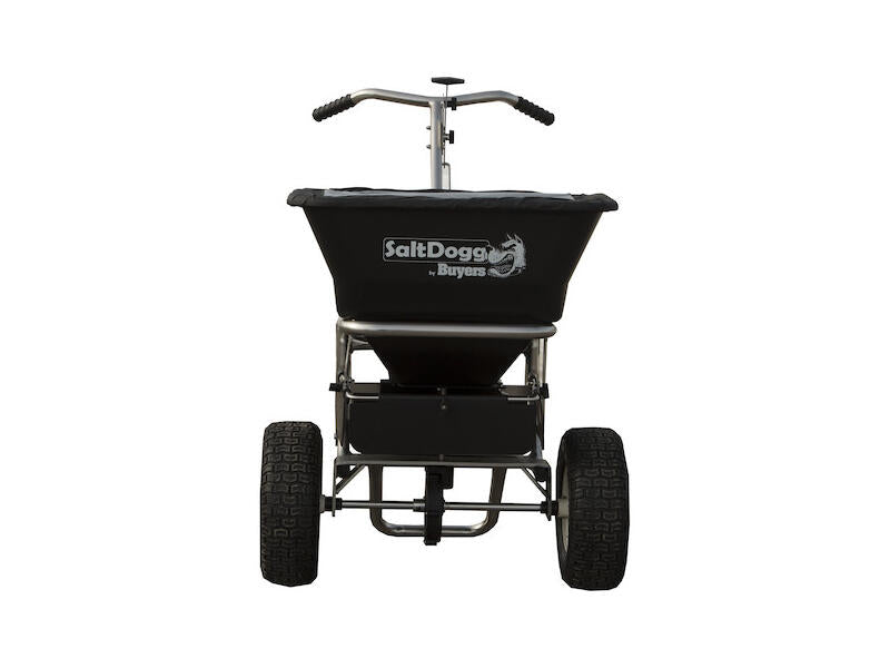 SaltDogg Bulk Salt Walk Behind Broadcast Spreader with Black Powder-Coated Frame WB155BG | Buyers Products | American Tarping 06