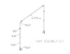 Aluminum Tarp Arm Replacement Set (5-spring) 3016667 Diagram | Buyers Products | American Tarping
