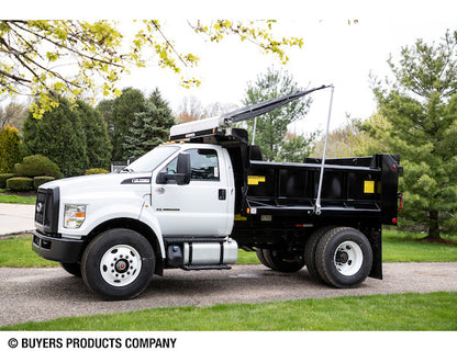 Electric Tarp Kit (Steel 5-Spring) Driver View | Buyers Products | American Tarping