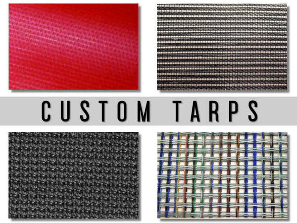 Picture of custom dump truck tarp materials and colors available when we custom make your dump truck replacement tarp, from American Tarping.