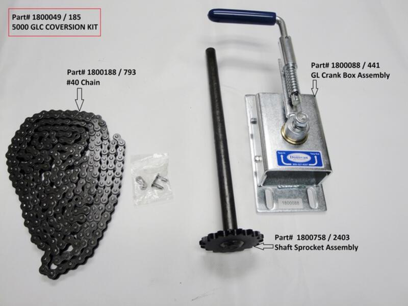 Ground-Level Crank Conversion Kit 1800049 | Donovan Tarps