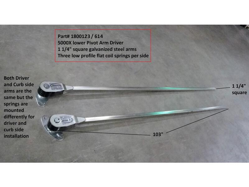5000X Lower Pivot Arm Assembly 1800123 | Donovan Tarps