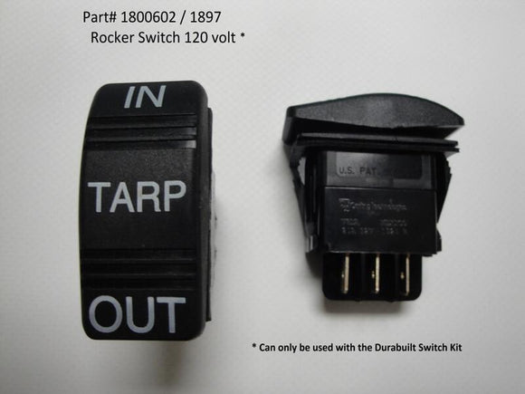 Red Tarp Rocker Switch Donovan | Dump Truck Tarp Systems | American Tarping