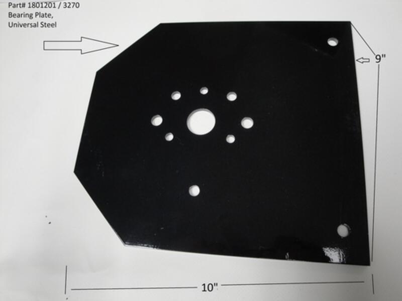 Universal Bearing Plate - Painted 1809563 | Donovan Tarps