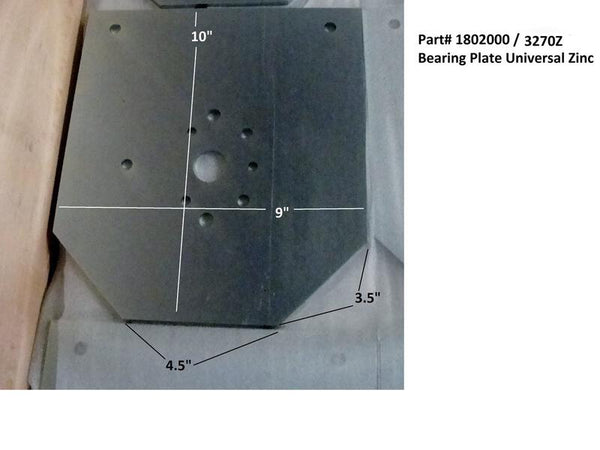 Universal Mounting Plate 1802000 | Donovan Tarps | American Tarping