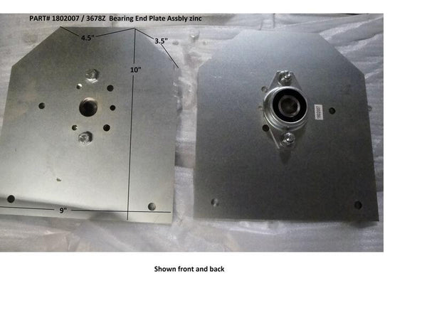 Zinc Bearing Plate Assembly 1802007 | Donovan Tarps | American Tarping