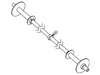 2000SR Pull Bar Kit 1800034 diagram | Donovan Tarps | American Tarping