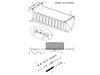 2000SR Pull-Style Tarp System 1800502 diagram without housing | Donovan Tarps