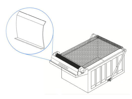 Tarp Wind Deflector (Aluminum) 1801919 | Donovan Tarps