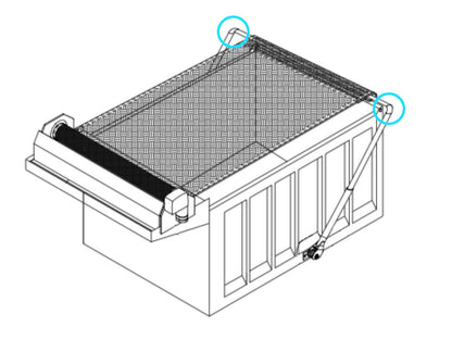 Bullet 90-Degree Tarp Arm Elbow 1801972 | Donovan Tarps | American Tarping