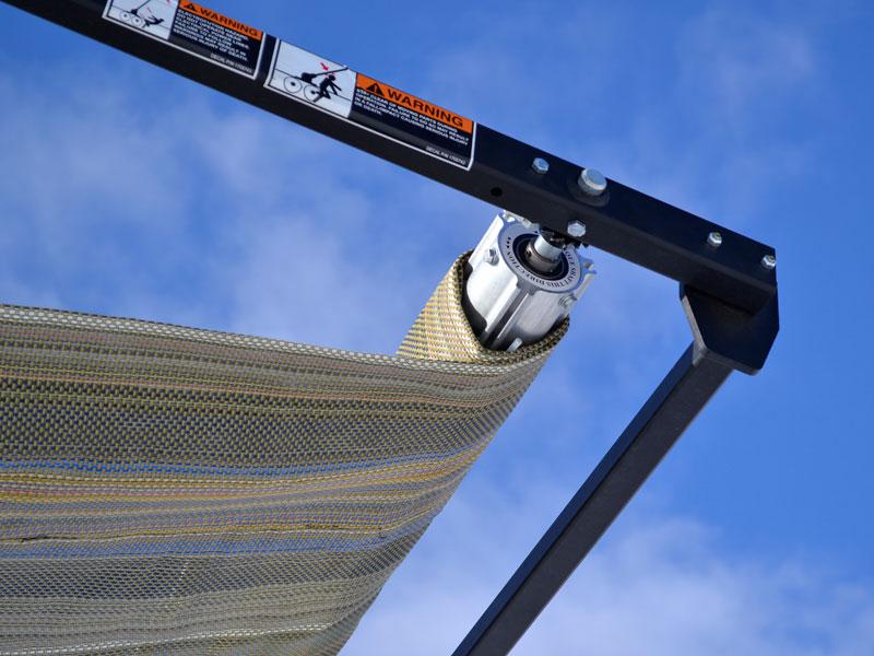 Roll Off Tarp System SWAT 1809616 axle view | Donovan Tarps