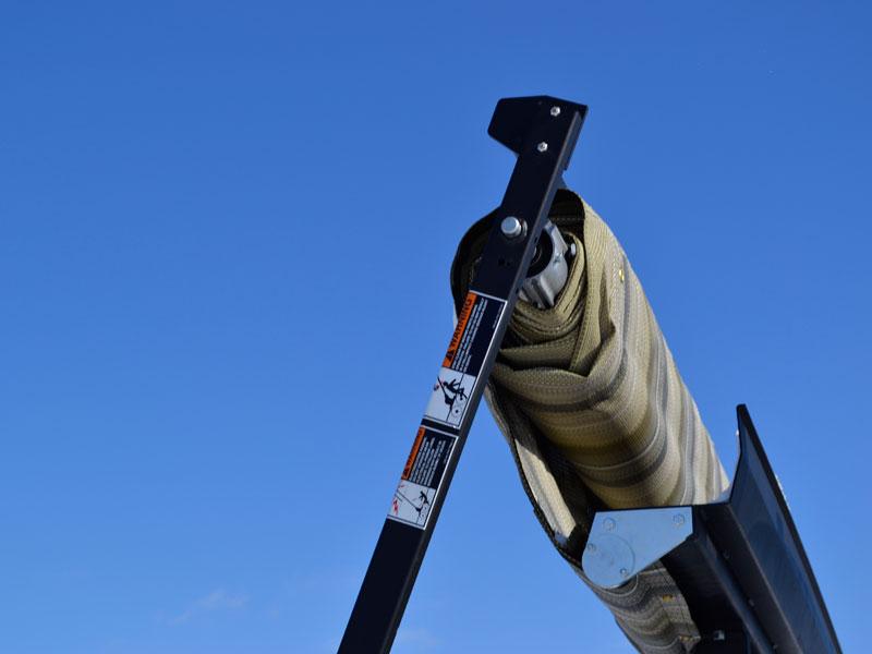 Roll Off Tarp System SWAT 1809616 tarp on roller | Donovan Tarps