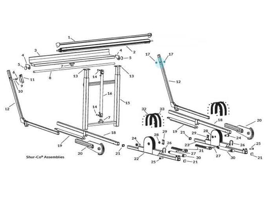 SWAT 1" Shaft Locking Collar 1808855 | Donovan Tarps