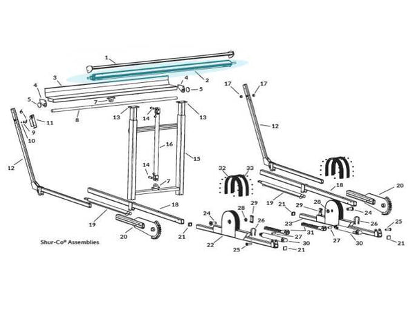 SWAT Replacement Roller Bar 1803805 | Donovan Tarps