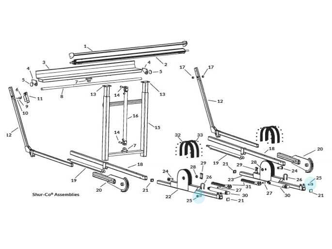 SWAT Rack Cylinder Mounting Pin 1808883 | Donovan Tarps