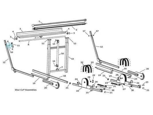 SWAT Ratchet Pawl 1809209 | Donovan Tarps | American Tarping