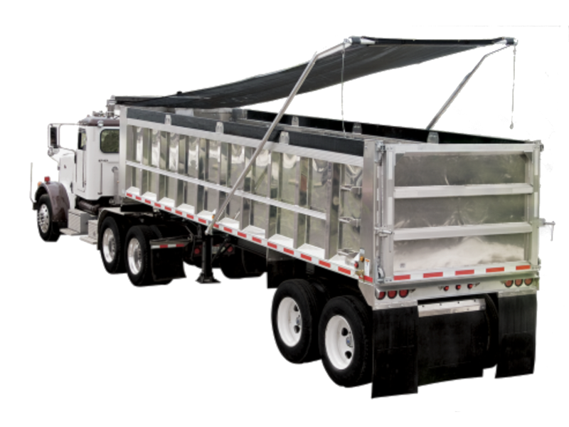 EasyCover Heavy Duty Dump Trailer Tarp System | Aero Industries
