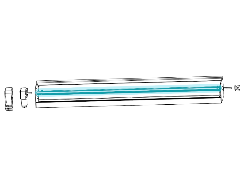 Extruded Roller Bar for Donovan Tarp Systems 1809330 | Donovan Tarps | American Tarping