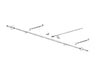 Tarp Pull Bar Kit for LS400 Pull Tarp System G203X Diagram | Mountain Tarp