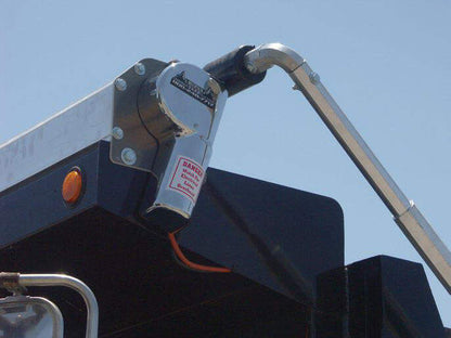 Picture of Mountain KCSE series electric flip tarp dump truck tarp system, from American Tarping.