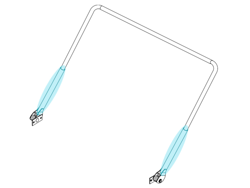 tarp ii Lower Arm for Hammer™ II Steel Tarp System 1809407