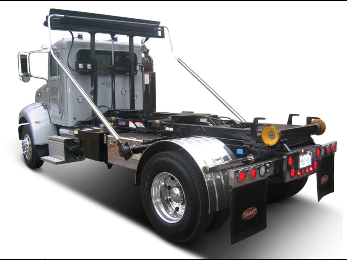 autowerkstatt tarp Tuff-Tarper Hydraulic Refuse Tarp System