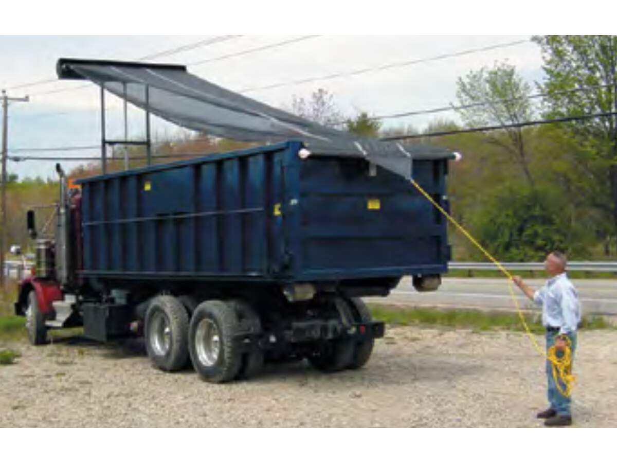 auto tarp systems HR2000 PP/PTO Hi-Roller Roll Off Tarp System