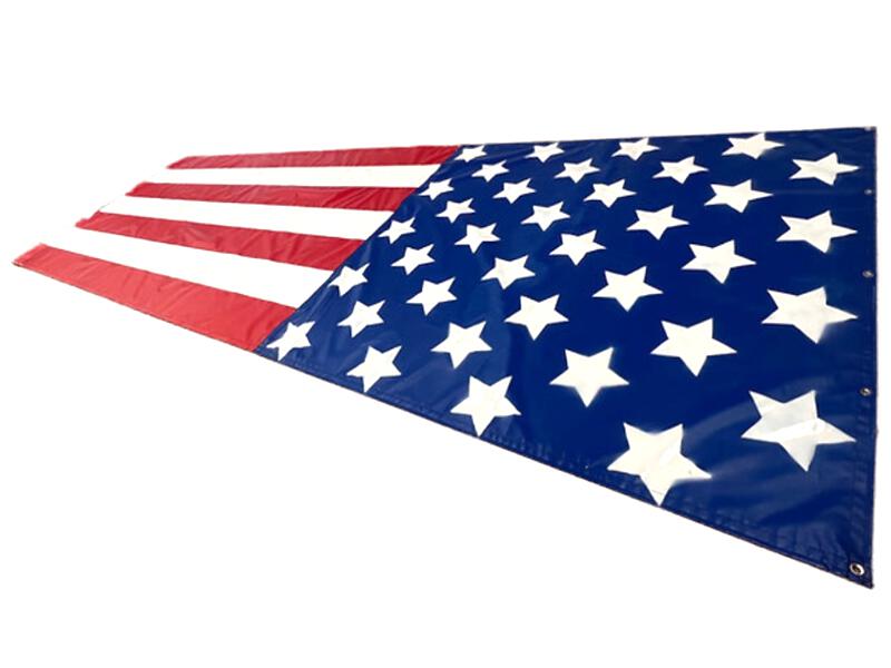 star tarp Stars 'N Stripes Vinyl Asphalt Tarp | United Tarps