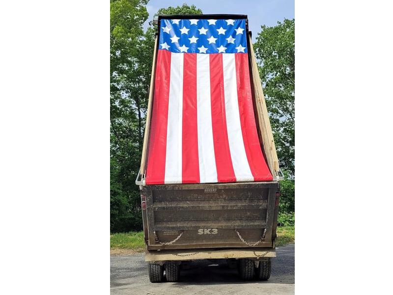 taxi sierks tarp Stars ’N Stripes Vinyl Asphalt Tarp