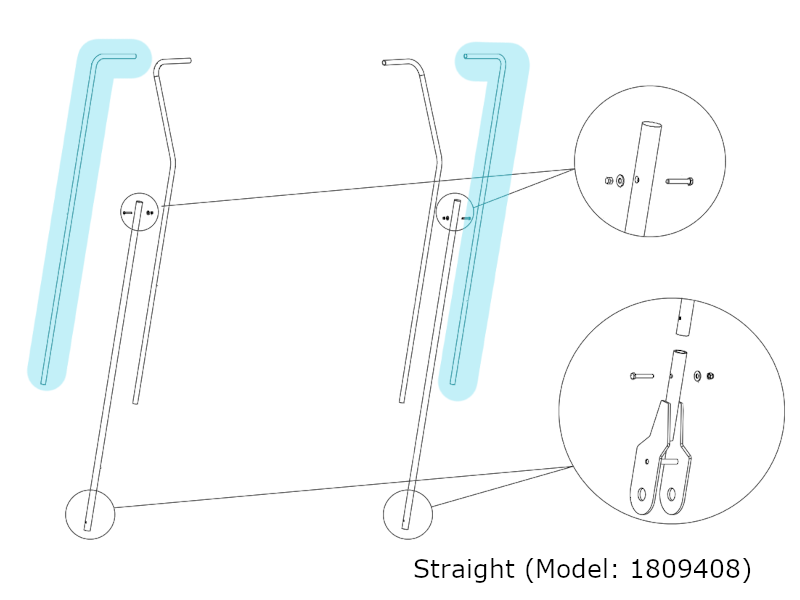 tarp ii Upper Arms for Hammer™ II Steel Tarp System | Donovan Tarps